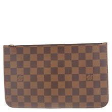 Load image into Gallery viewer, LOUIS VUITTON Neverfull Wristlet Damier Ebene Pouch Brown