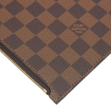 Load image into Gallery viewer, LOUIS VUITTON Neverfull Wristlet Damier Ebene Pouch Brown