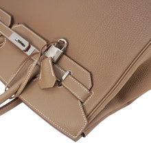 Load image into Gallery viewer, HERMES Birkin 35 Togo Leather Tote Bag Etoupe