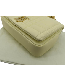 Load image into Gallery viewer, BURBERRY Lola Medium Quilted  Leather Shoulder Bag Cool Lemon