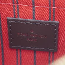 Load image into Gallery viewer, LOUIS VUITTON  Neverfull Damier Ebene Pochette Wristlet Pouch Brown