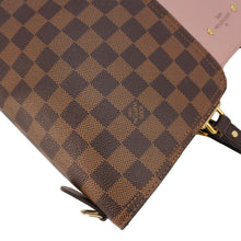 Load image into Gallery viewer, LOUIS VUITTON Jersey Damier Ebene Tote Shoulder Bag Pink
