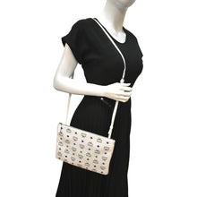 Load image into Gallery viewer, MCM Visetos Medium Canvas Crossbody Pouch Multicolor