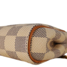 Load image into Gallery viewer, LOUIS VUITTON Pochette Eva Damier Azur Crossbody Clutch Bag White