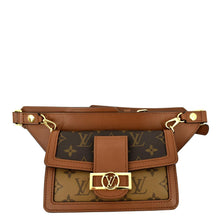 Load image into Gallery viewer, LOUIS VUITTON Dauphine Monogram Reverse Canvas Bumbag Brown
