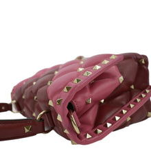 Load image into Gallery viewer, VALENTINO Rockstud Medium Candystud Leather Top Handle Shoulder Bag Pink
