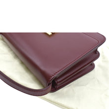 Load image into Gallery viewer, BURBERRY Tb Lola Leather Shoulder Bag Red