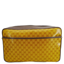 Load image into Gallery viewer, GUCCI X ADIDAS Web GG Crystal Canvas Messenger Bag Brown 702430