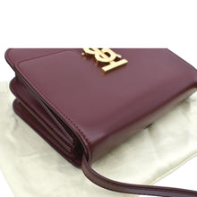 Load image into Gallery viewer, BURBERRY Tb Lola Leather Shoulder Bag Red