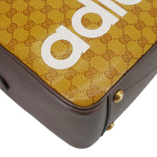 Load image into Gallery viewer, GUCCI X ADIDAS Web GG Crystal Canvas Messenger Bag Brown 702430