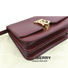 Load image into Gallery viewer, BURBERRY Tb Lola Leather Shoulder Bag Red