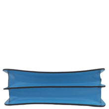 Load image into Gallery viewer, FENDI Peekaboo I SEE U East West Leather Crossbody Bag Blue