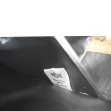 Load image into Gallery viewer, MCM Stark Side Stud Visetos Canvas Backpack Bag Cognac