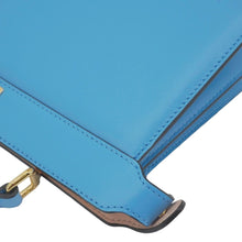 Load image into Gallery viewer, FENDI Peekaboo I SEE U East West Leather Crossbody Bag Blue