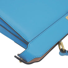 Load image into Gallery viewer, FENDI Peekaboo I SEE U East West Leather Crossbody Bag Blue