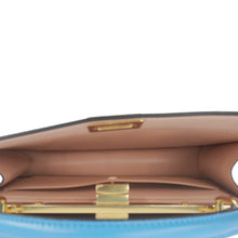 Load image into Gallery viewer, FENDI Peekaboo I SEE U East West Leather Crossbody Bag Blue