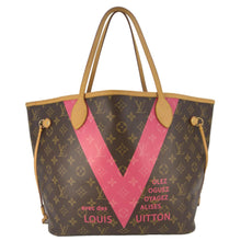 Load image into Gallery viewer, LOUIS VUITTON Neverfull MM V Monogram Canvas Tote Bag Brown