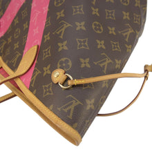 Load image into Gallery viewer, LOUIS VUITTON Neverfull MM V Monogram Canvas Tote Bag Brown