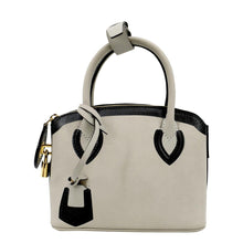 Load image into Gallery viewer, LOUIS VUITTON Lockit Cuir Obsession Leather Satchel Bag Grey