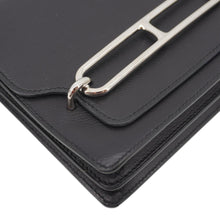 Load image into Gallery viewer, HERMES Roulis Calfskin Leather Shoulder Bag Black