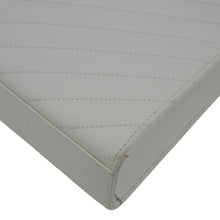 Load image into Gallery viewer, YVES SAINT LAURENT Envelope Large Grain De Poudre Chain Crossbody Bag White