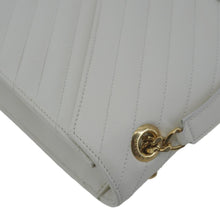 Load image into Gallery viewer, YVES SAINT LAURENT Envelope Large Grain De Poudre Chain Crossbody Bag White