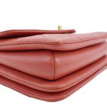 Load image into Gallery viewer, CHANEL Top Handle Quilted Leather Shoulder Bag Red
