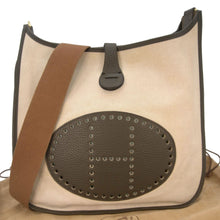 Load image into Gallery viewer, HERMES Evelyne PM Canvas Shoulder Bag Bicolor