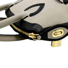 Load image into Gallery viewer, LOUIS VUITTON Lockit Cuir Obsession Leather Satchel Bag Grey