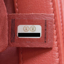 Load image into Gallery viewer, CHANEL Top Handle Quilted Leather Shoulder Bag Red
