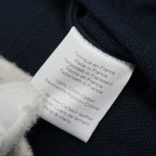 Load image into Gallery viewer, HERMES Aline Grooming Swift Canvas Backpack Bag Navy Blue