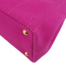 Load image into Gallery viewer, PRADA Canapa Small Logo-Print Canvas Tote Bag Pink