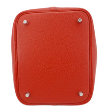 Load image into Gallery viewer, HERMES Picotin Lock 22 MM Taurillon Clemence Leather Hobo Bag Red