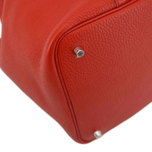Load image into Gallery viewer, HERMES Picotin Lock 22 MM Taurillon Clemence Leather Hobo Bag Red