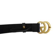Load image into Gallery viewer, GUCCI GG Buckle Leather Belt Black 414516 Size 70/28