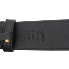 Load image into Gallery viewer, GUCCI GG Buckle Leather Belt Black 414516 Size 70/28