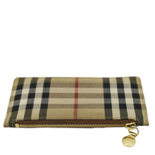 Load image into Gallery viewer, BURBERRY Vintage Check Canvas Coin Case Card Holder Beige