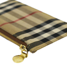 Load image into Gallery viewer, BURBERRY Vintage Check Canvas Coin Case Card Holder Beige