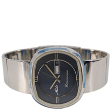 Load image into Gallery viewer, MIDO Commander 1970 Day Date Men's Stainless Steel Watch Blue Dial 41MM