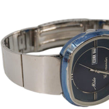 Load image into Gallery viewer, MIDO Commander 1970 Day Date Men's Stainless Steel Watch Blue Dial 41MM