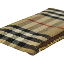 Load image into Gallery viewer, BURBERRY Vintage Check Canvas Coin Case Card Holder Beige