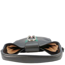 Load image into Gallery viewer, GUCCI Dionysus Medium Web Leather Hobo Shoulder Bag Black 444072