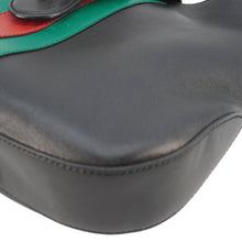 Load image into Gallery viewer, GUCCI Dionysus Medium Web Leather Hobo Shoulder Bag Black 444072