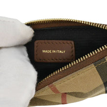Load image into Gallery viewer, BURBERRY Vintage Check Canvas Coin Case Card Holder Beige