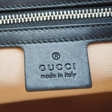 Load image into Gallery viewer, GUCCI Dionysus Medium Web Leather Hobo Shoulder Bag Black 444072