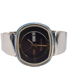 Load image into Gallery viewer, Mido Commander 1970 Day Date Men's Stainless Steel Watch Blue Dial 41MM