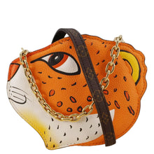 Load image into Gallery viewer, LOUIS VUITTON Leopard Grained Calf Leather Wallet On Chain Shoulder Bag Multicolor