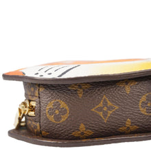 Load image into Gallery viewer, LOUIS VUITTON Leopard Grained Calf Leather Wallet On Chain Shoulder Bag Multicolor
