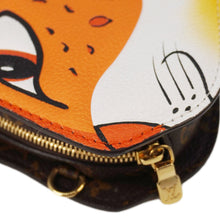 Load image into Gallery viewer, LOUIS VUITTON Leopard Grained Calf Leather Wallet On Chain Shoulder Bag Multicolor