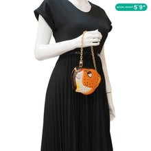 Load image into Gallery viewer, LOUIS VUITTON Leopard Grained Calf Leather Wallet On Chain Shoulder Bag Multicolor